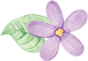 Left flower
